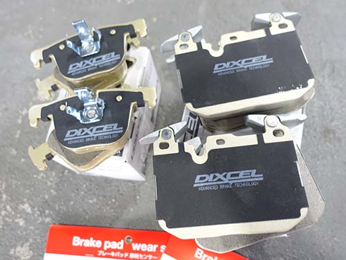 DIXCEL製低ダストブレーキパッド