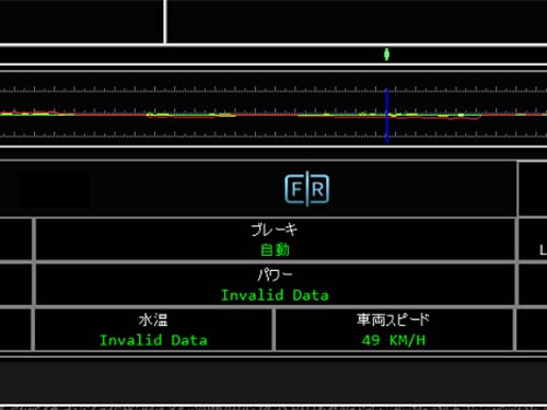 PC Viewerでの記録データ確認画面