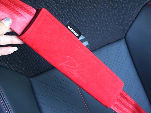 RAIKO ALCANPAD Red Edition 装着画像