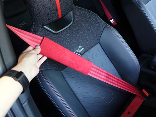 RAIKO ALCANPAD Red Edition 装着画像