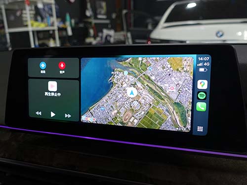 Apple CarPlayをフルスクリーン表示に!