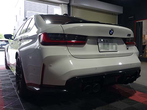 BMW M3（G80）走行中のTV視聴を実現！CodeTech製TVC取り付け事例