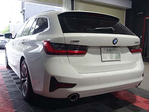 BMW G21にDIXCEL低ダストブレーキパッド装着&ホイール洗浄!