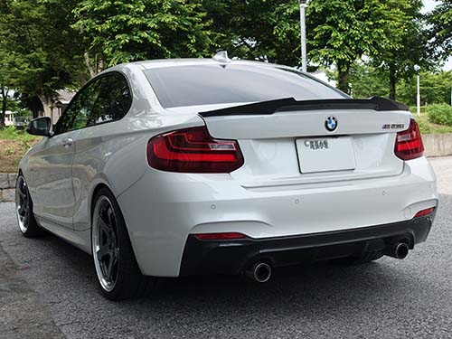 BMW F22 M235i|デイライト時の眉毛部分消灯コーディング施工