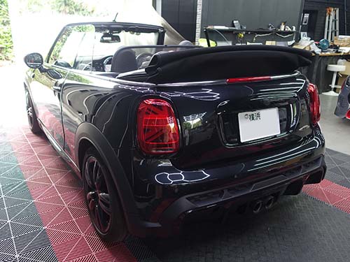 MINI F57 JCWのルーフ開閉速度変更やミラー設定を最適化