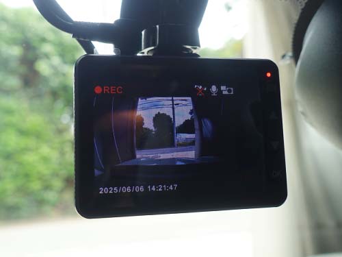 本体で映像確認や各種設定