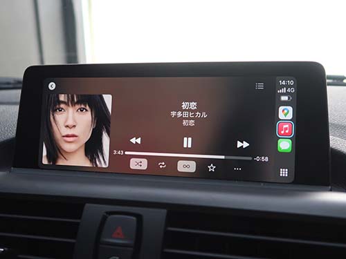 AppleCarPlayフルスクリーン表示