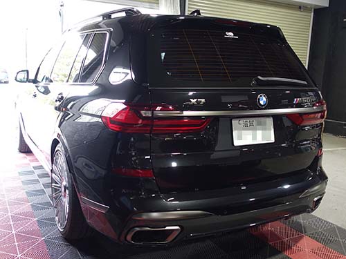【2020年式 BMW X7 50i】エアサス車高30mmローダウンの効果と注意点