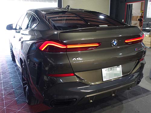 BMW X6 M50iにユピテル製最新ドライブレコーダー&レーザー探知機を装着!