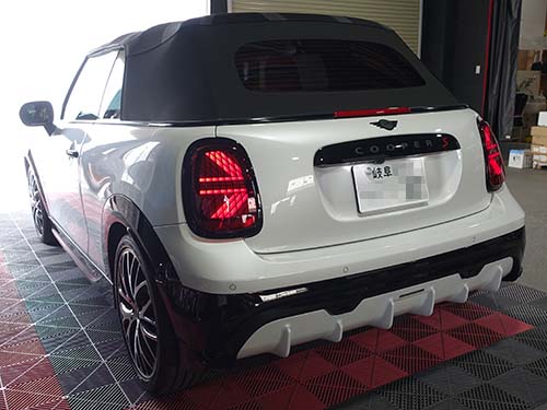 MINI F67 クーパーSにAMSECHS製アンダーブレースでボディ補強!