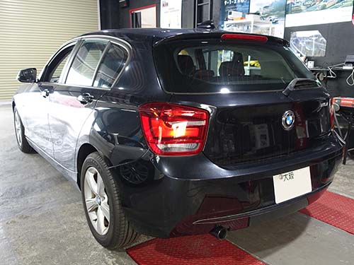 BMW 1シリーズ(F20)前期のモニター劣化を中古モニターで解決