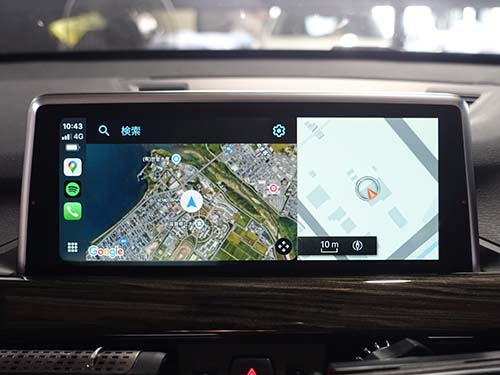 2/3画面表示のCarPlay動作中