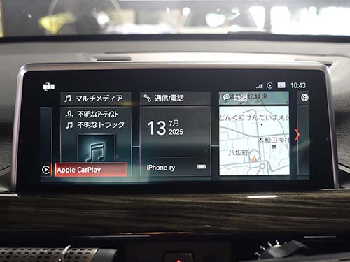 ワイヤレスでのCarPlay接続