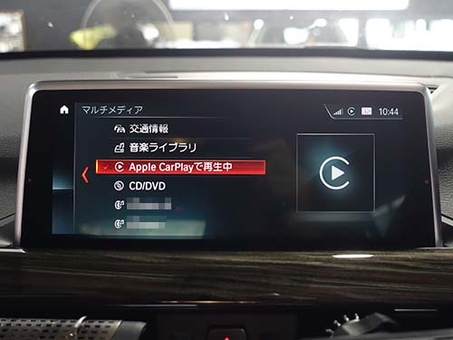 ワイヤレスでのCarPlay接続