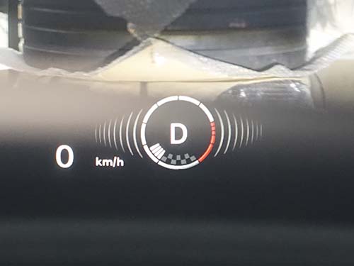 ヘッドアップディスプレイ(HUD)のスポーツ表示にシフトポジション表示有効化