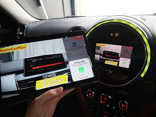Android画面ミラーリング中