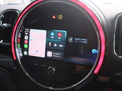 2/3表示のCarPlay画面