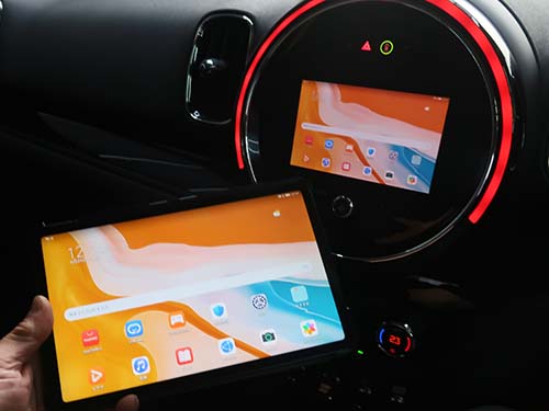 Androidスクリーンミラーリングの動作画像(ファーウェイ端末)