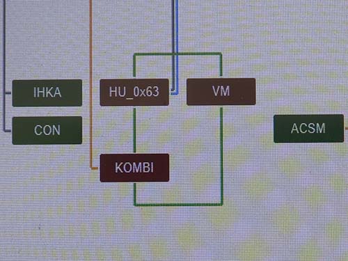 ヘッドユニット(HU)の通信不可エラー