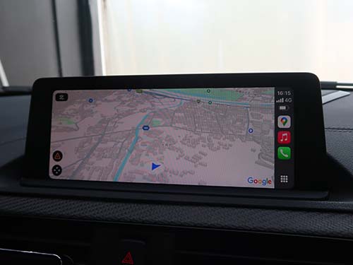 ナビ表示中のCarPlay画面画像