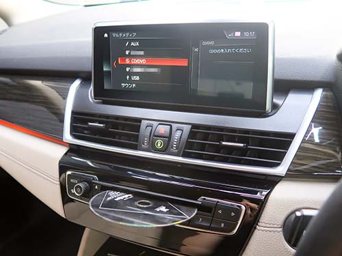 BMW純正のCD/DVDスロットを後付