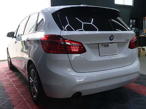 【車検対策】BMW F45「車両動き出し注意」の警告はライコウで即日対応