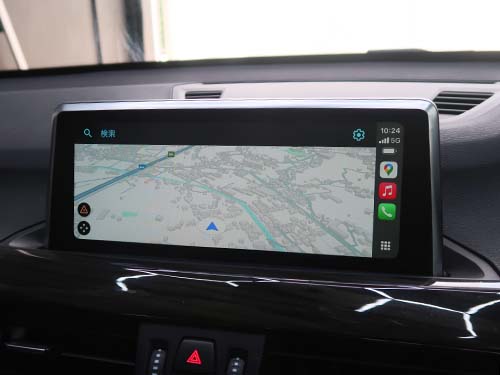 フルスクリーン表示中のAppleCarPlay