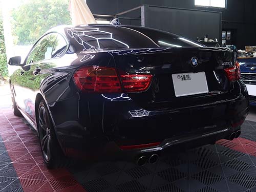 狭い道路も安心走行!BMW F36へアルパイン製フロントカメラをスマート取付