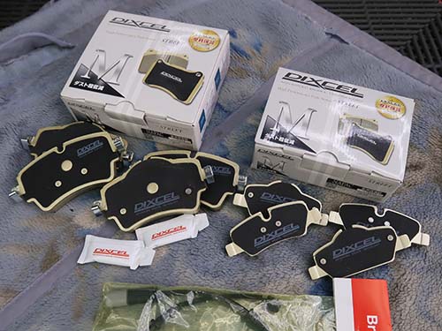 DIXCEL製低ダストブレーキパッド