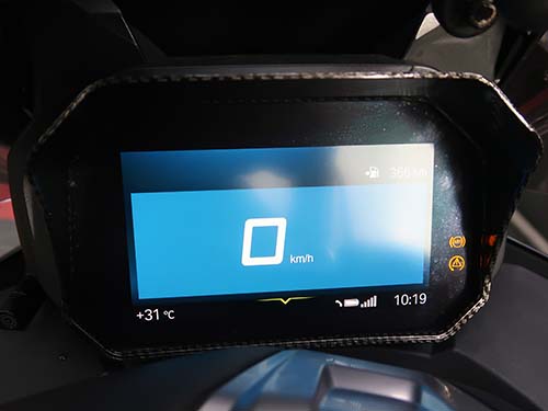 C400GTの標準メーターデザイン