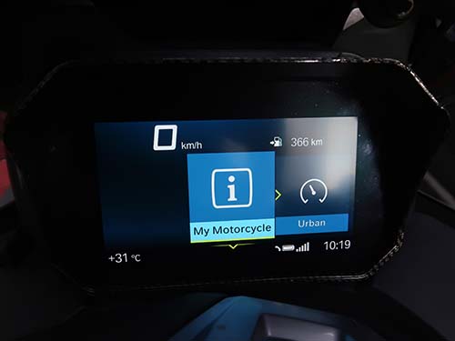 C400GTの標準メーターデザイン
