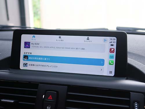 地図アプリ（Google Map）や音楽アプリ（Amazon Music）などを快適に使用