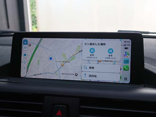 地図アプリ（Google Map）や音楽アプリ（Amazon Music）などを快適に使用