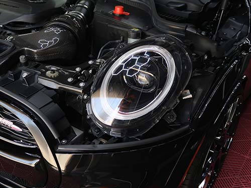 LCI2モデル用のインナーブラック仕様LEDヘッドライトへ換装