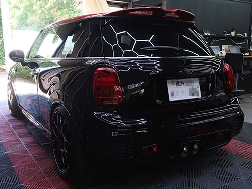 MINI F56 JCWにLCI2純正LEDヘッドライト後付＆プロテクション施工！