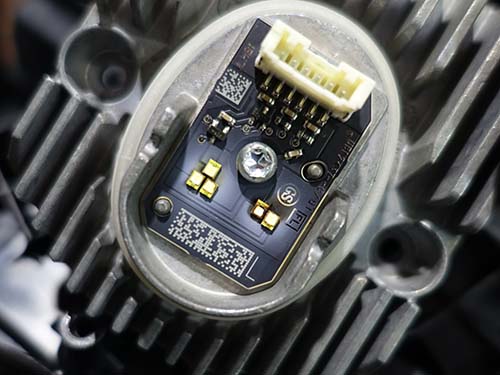 LEDモジュールのチップがダメージ