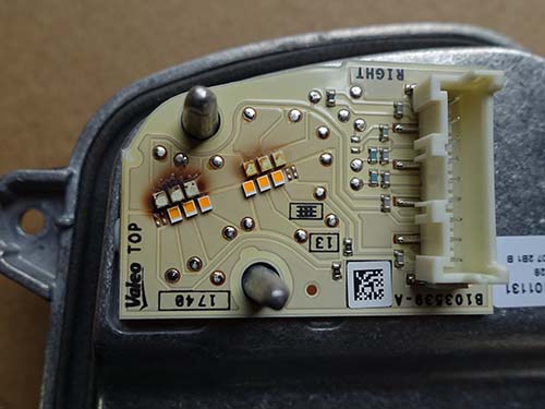 デイライト用LEDの発熱