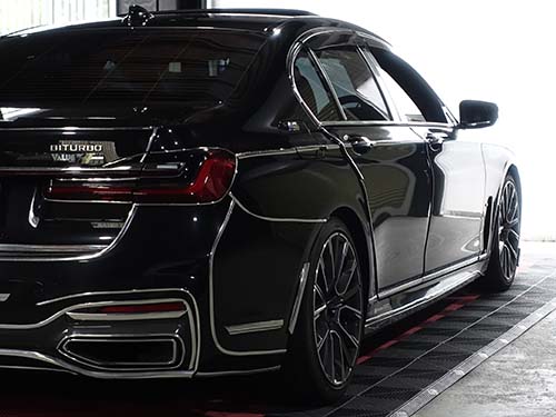 BMW G11 エアサスローダウン