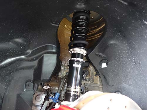 BC Racing製車高調サスペンションキットの装着