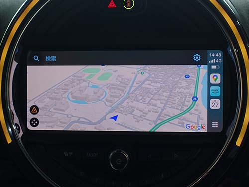 AppleCarPlayをフルスクリーン表示で有効化