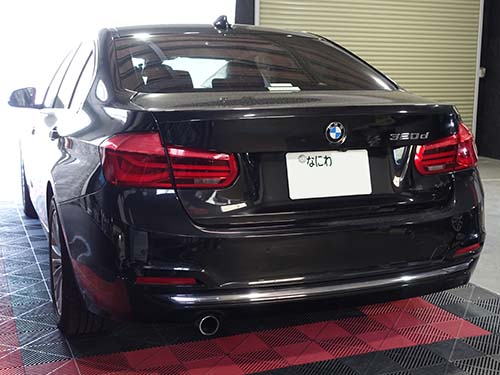 BMW モニターブラックアウト修理|BMW F30 320d 純正中古ヘッドユニット(EVO ID4)交換