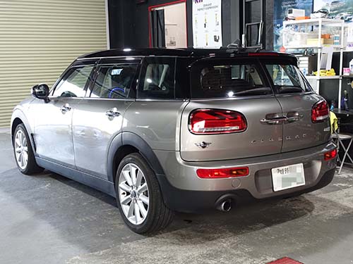 ミニ ヘッドライト修理&プロテクション＋車両動き出し警告修理｜ミニ クラブマン(F54) 前期