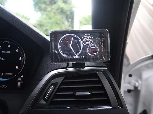 BMW レーザー&レーダー探知機「Z3100」画面