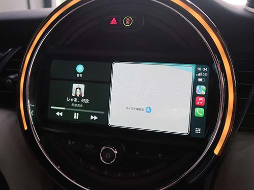 Apple CarPlayのフルスクリーン表示化