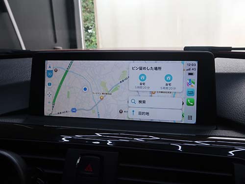 第3世代ナビ(NBT ID3)搭載のBMW F30 カープレイ