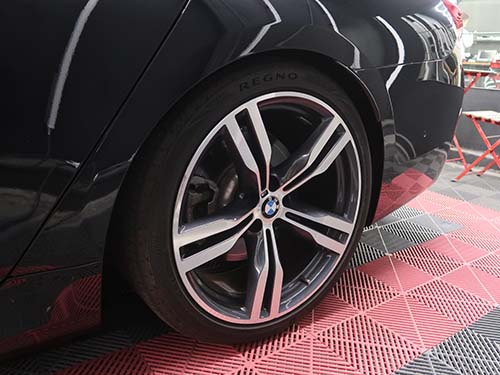 BMW G12 エアサスローダウン