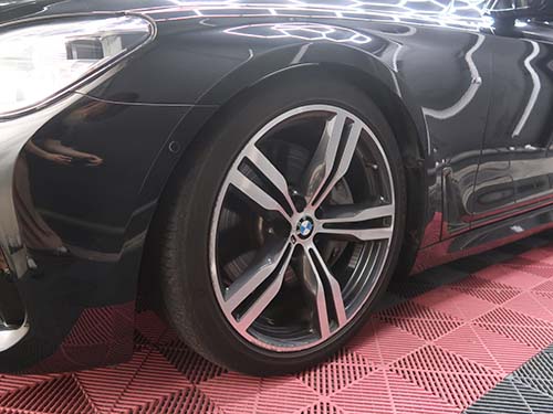 BMW G12 エアサスローダウン