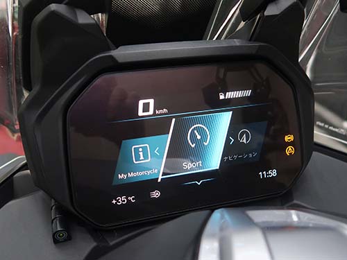 C400GT スポーツメーターデザイン