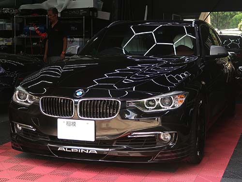 ALPINA B3(F31) ドライアイス洗浄と純正ナビ地図更新|BMW エンジンルーム洗浄