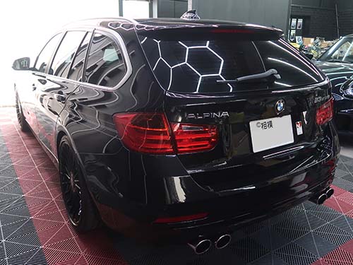 ALPINA B3(F31) ドライアイス洗浄と純正ナビ地図更新|BMW エンジンルーム洗浄
